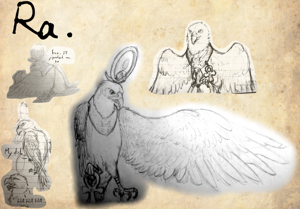 Ra sketch by CathernaLeafwing on DeviantArt