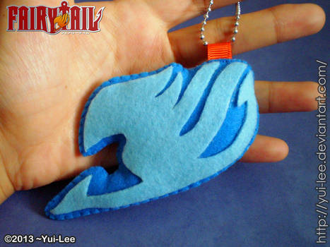 Felt craft: Fairy Tail Logo