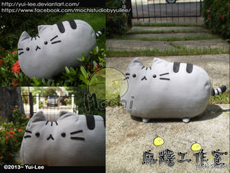 Felt Craft: Pusheen the cat plushie