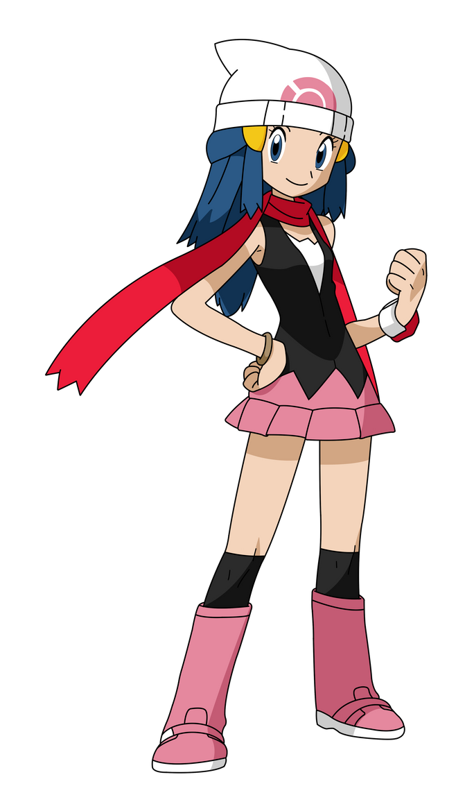 Pokemon - Hilda/Touko (HD Anime Render) by HankstermanArt on DeviantArt