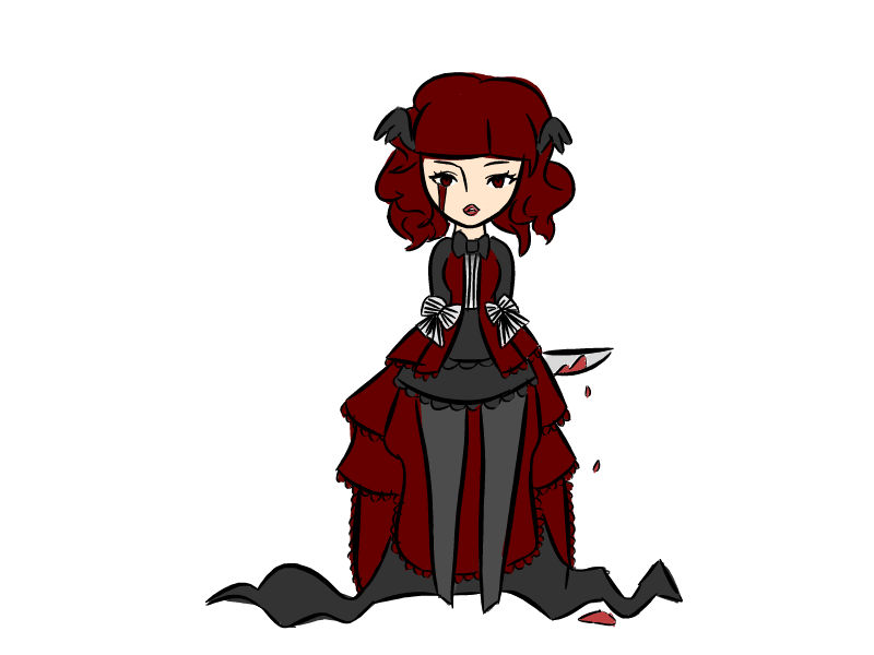 Red chibi by EbbySaurus on DeviantArt
