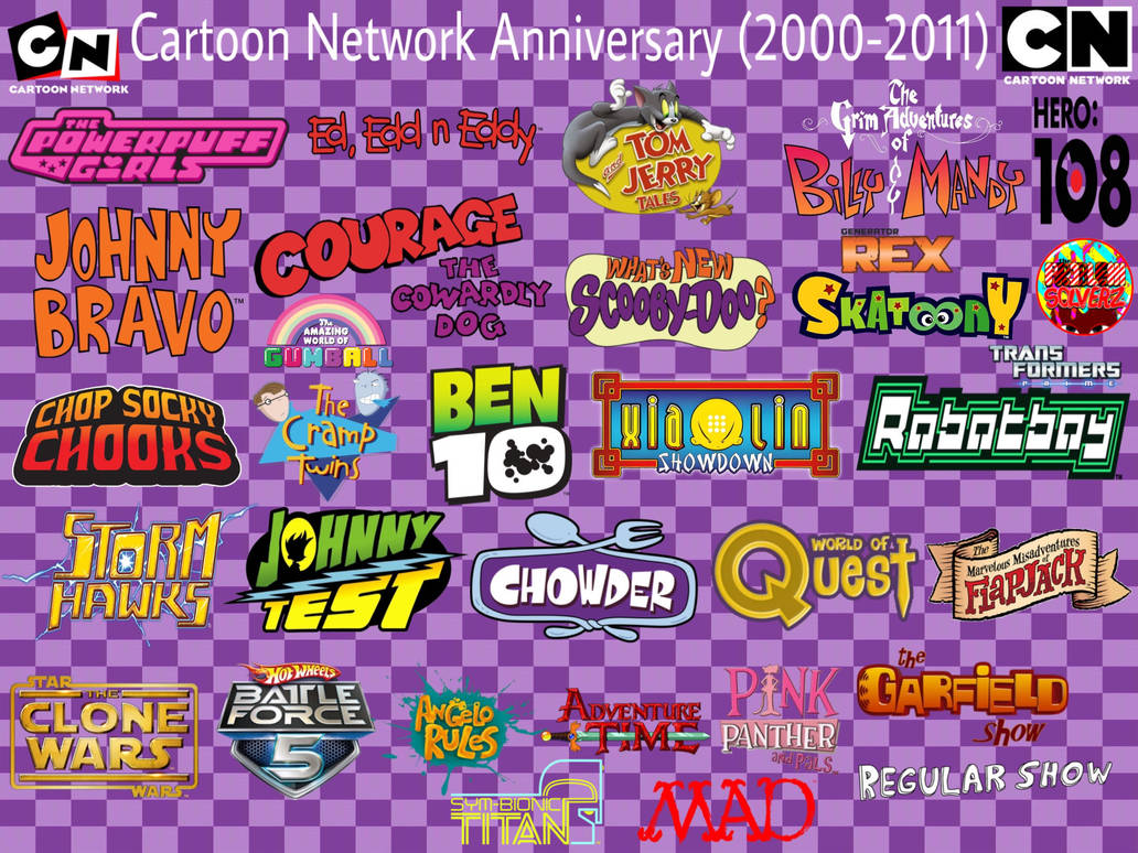 1995 Transparent Cartoon Network Anniversary Logos (2000-2011) by eidiriririr on DeviantArt