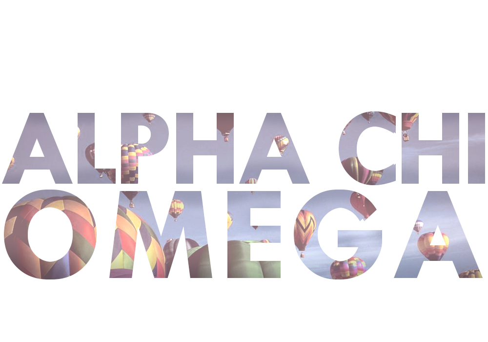 Alpha Chi Omega Balloon Letters by piscura on DeviantArt
