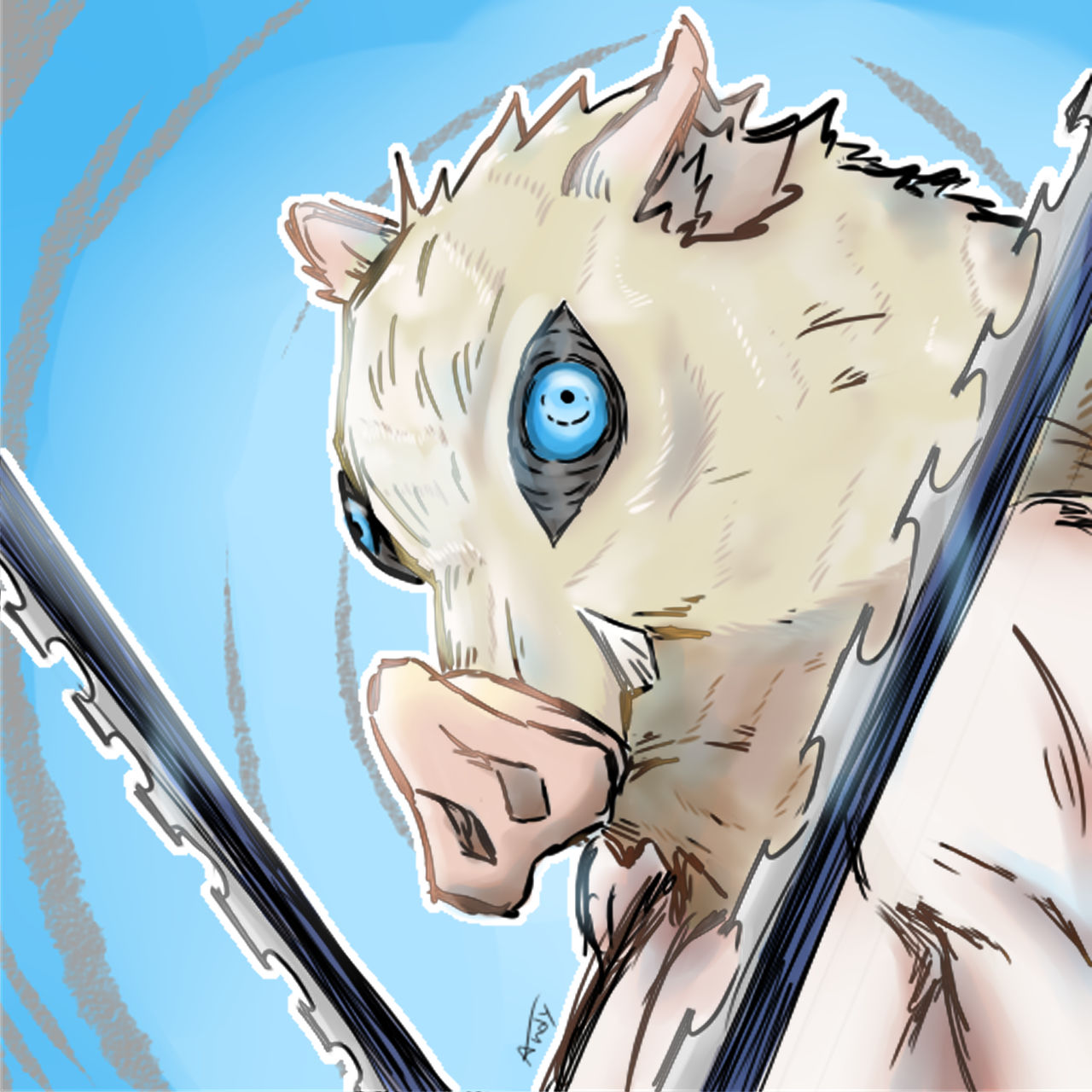 Inosuke by Andychull on DeviantArt