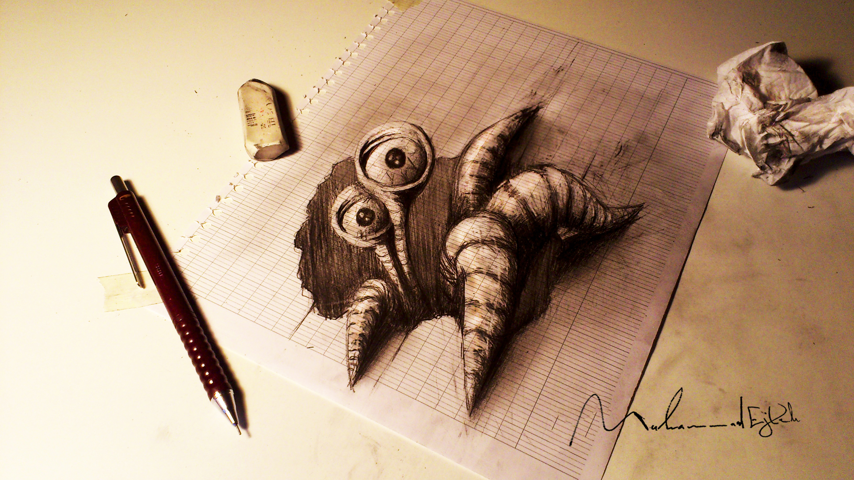 Paper monster 2 by Muhammad-Ejleh