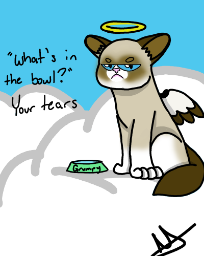 Grumpy Cat Meme About Happiness Challenged by MelSpyRose on DeviantArt