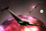 Romulan Star Crusier Original by jaguarry3