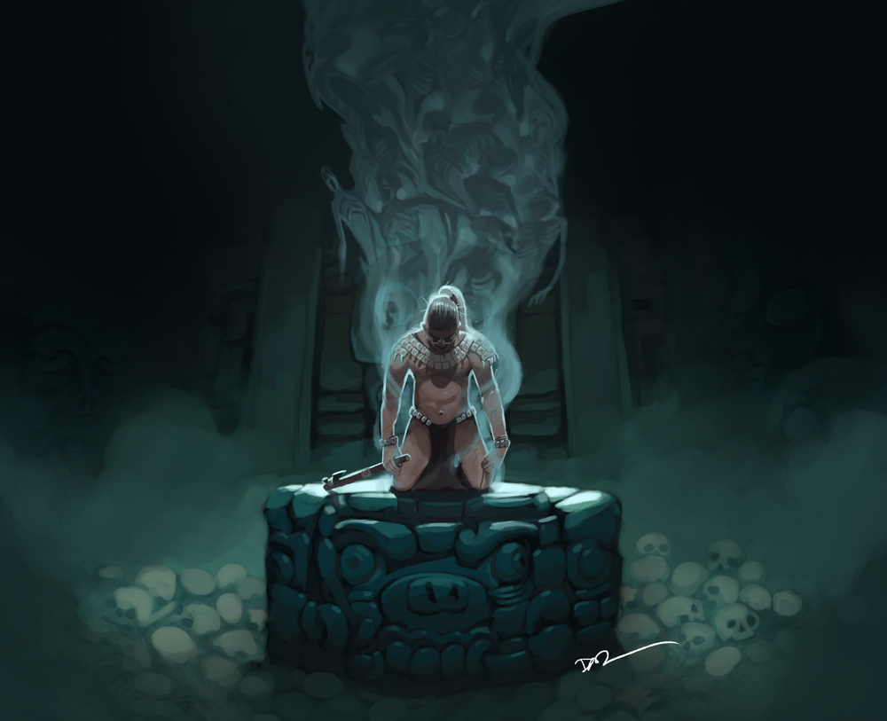 Fallen Warrior by tohdraws