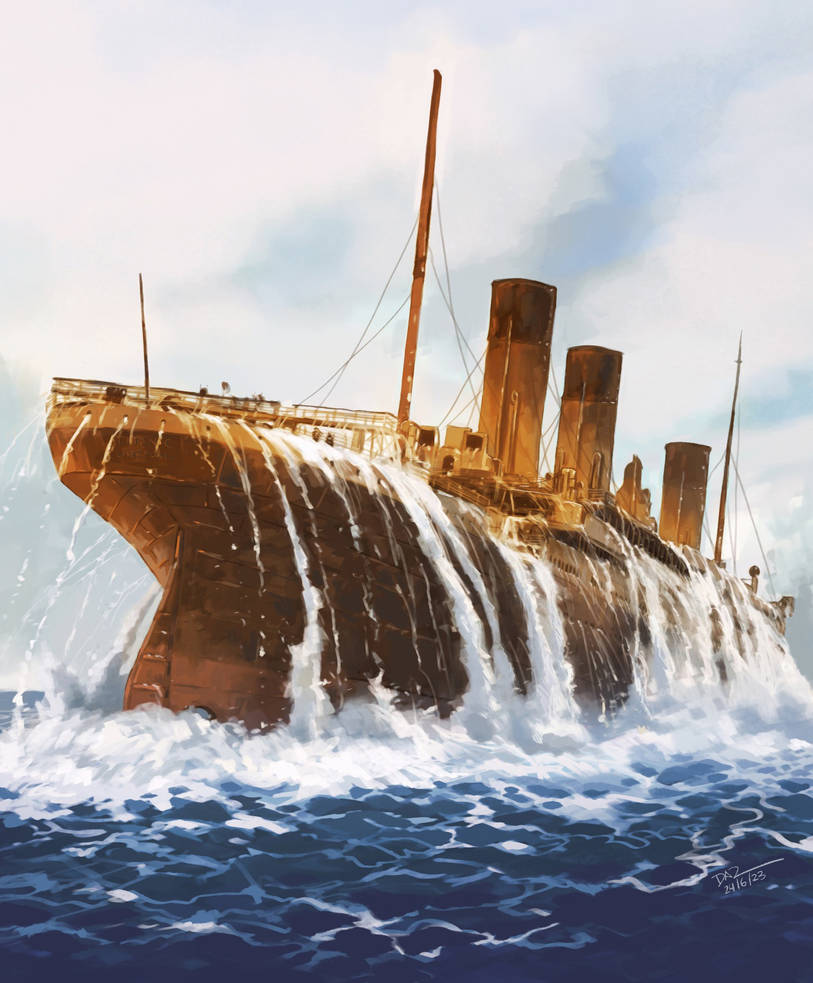 Titanic Rising Move Raise the Titanic - Stern Rising by tohdraws on DeviantArt