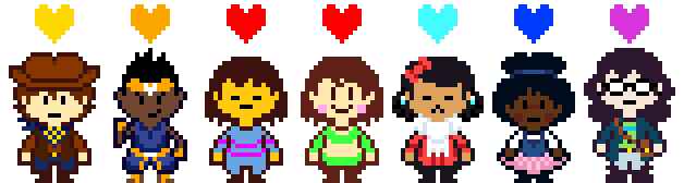 Undertale Soul Lineup By Leopardheart9 On Deviantart Undertale Soul Lineup By Leopardheart9 On Deviantart