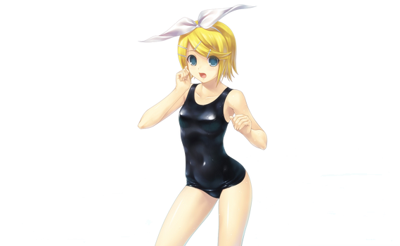 Swimsuit Rin render HD!