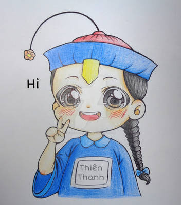 Fanart a little cute zombie (Chinese)