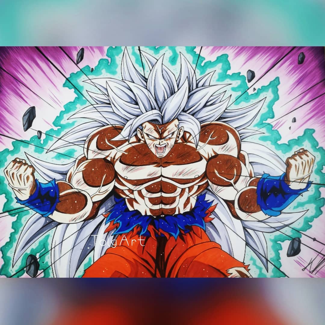 Goku Ultra Instinct - Speed Drawing  by Destiny5D on DeviantArt