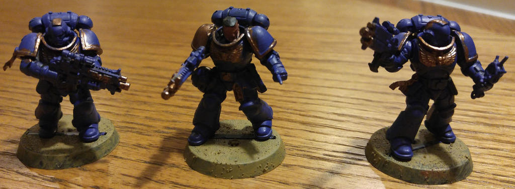 Space Marines - Painting Attempt by KSchnee