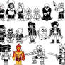 [Undertale AU - Alternate Reality] The Cast Remade