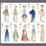 Fantasy Outfit Adopts [closed ty]