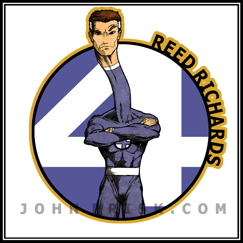 Reed Richards Sketch by JohnPrisk on DeviantArt