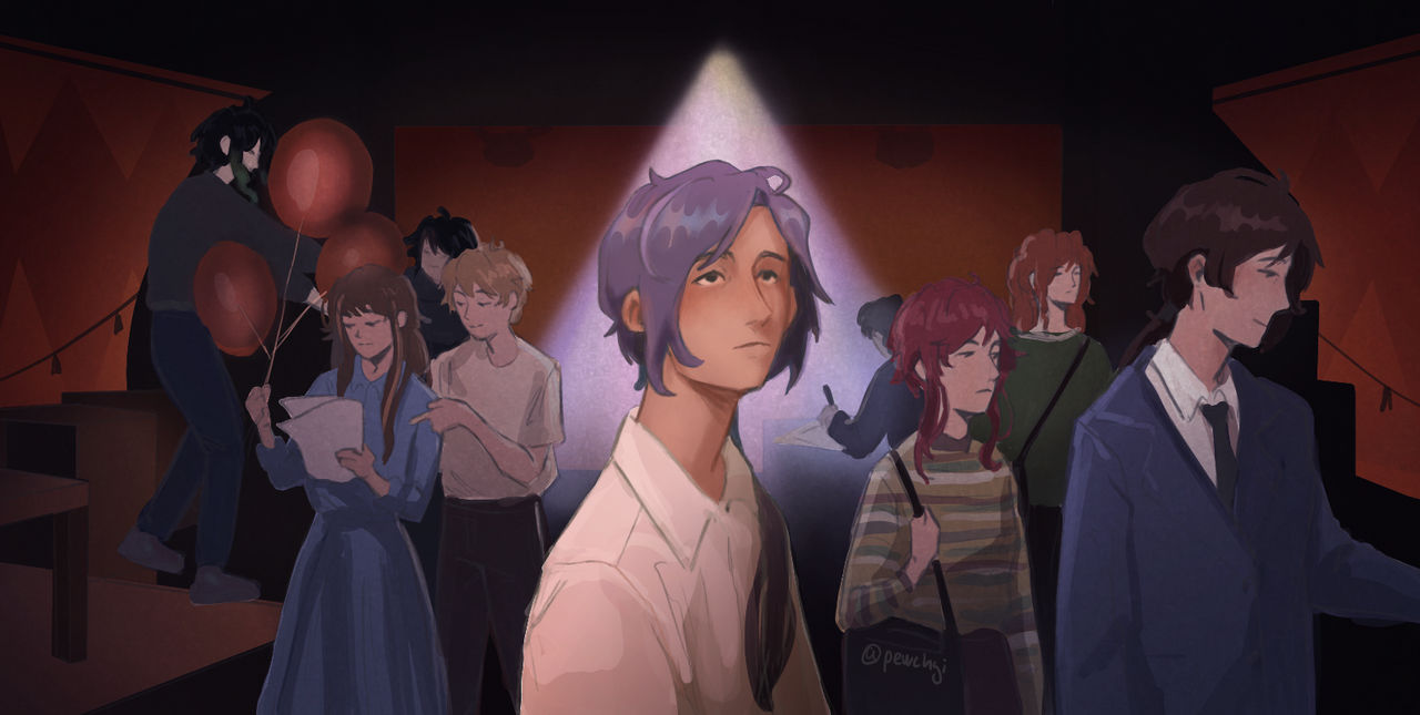 Genshin impact circus au by pewchyi on DeviantArt