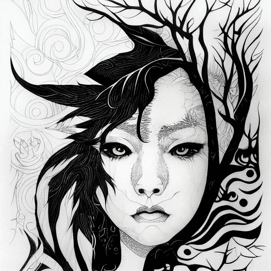 Harlechryzz Fantasy Wolf Vector Ink Art Loose Japa By Harlechryzz On Harlechryzz fantasy wolf vector ink art loose japa by harlechryzz on