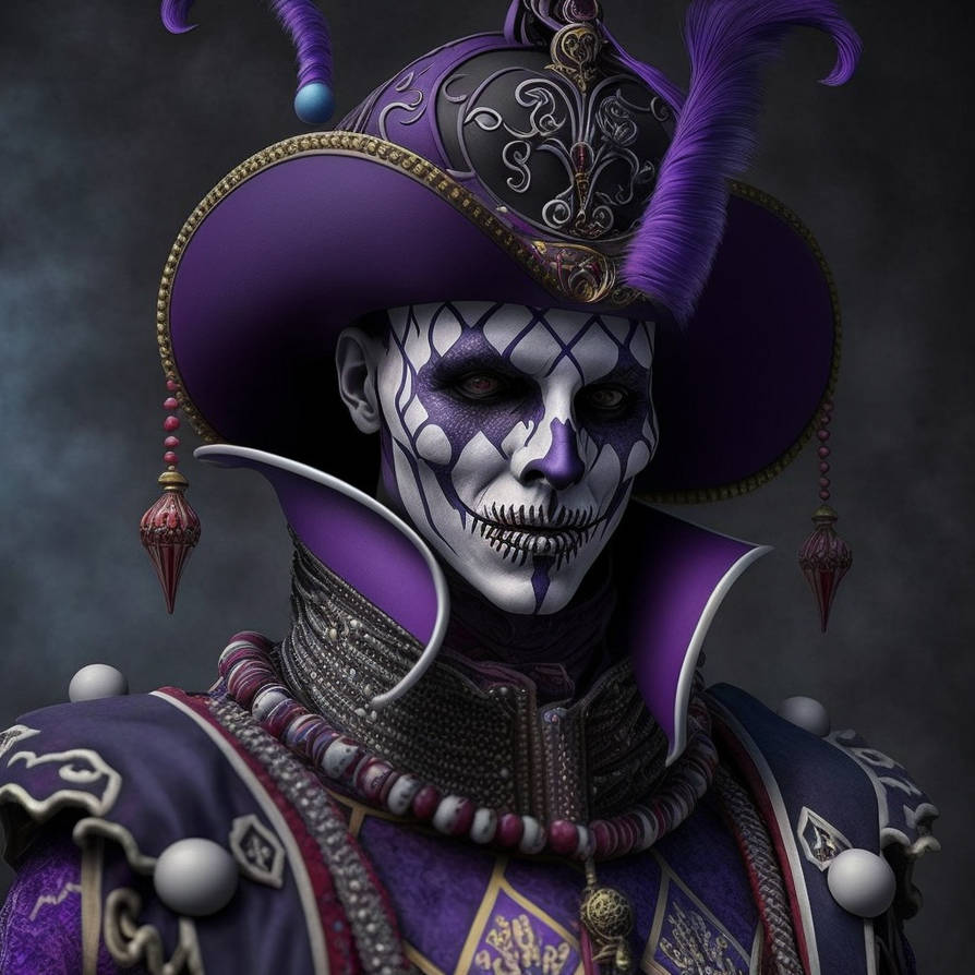 Harlechryzz medival jester purple and black attire by Harlechryzz on ...