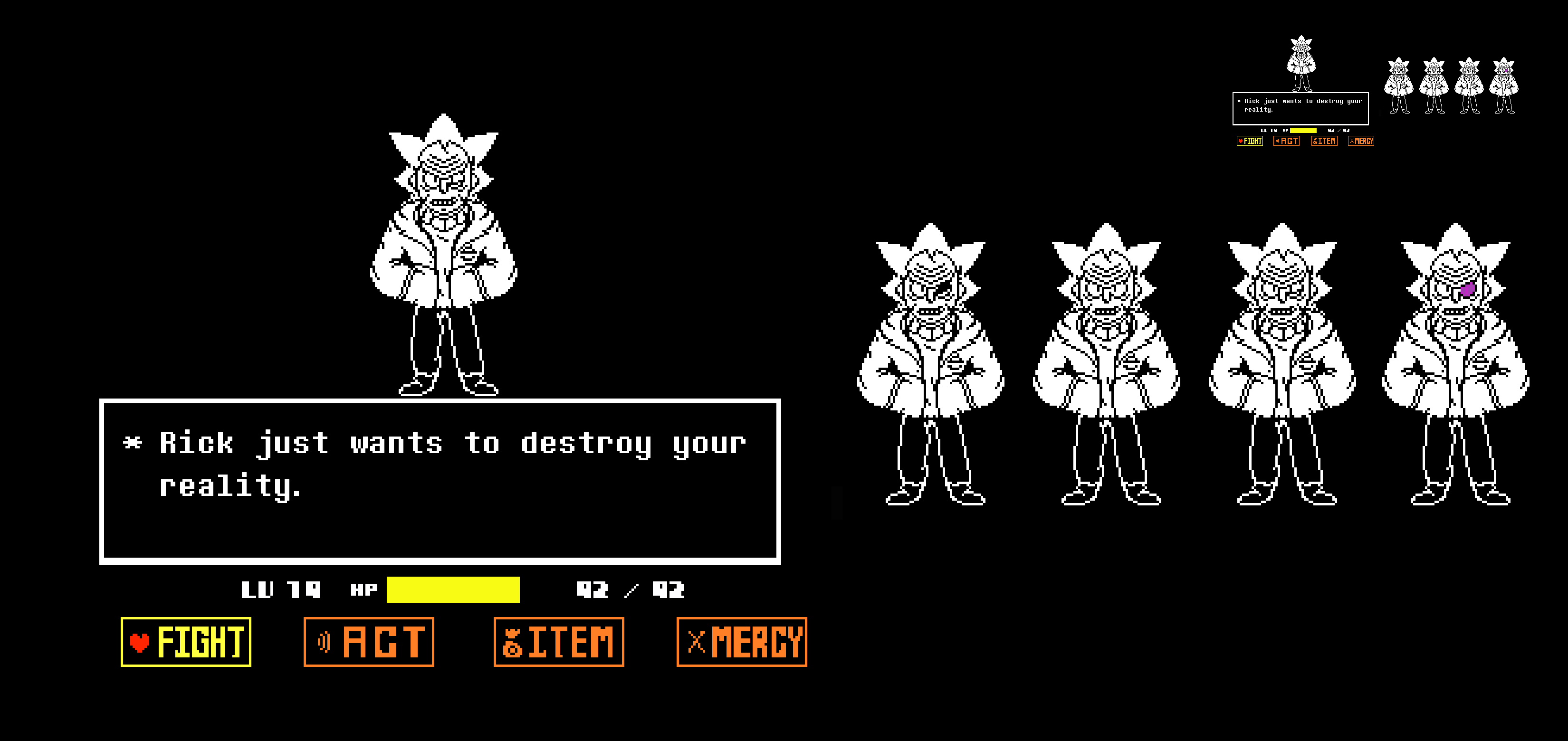 Rick Sprites Destroyed Realities Rick Sprites by EllistandarBros on DeviantArt