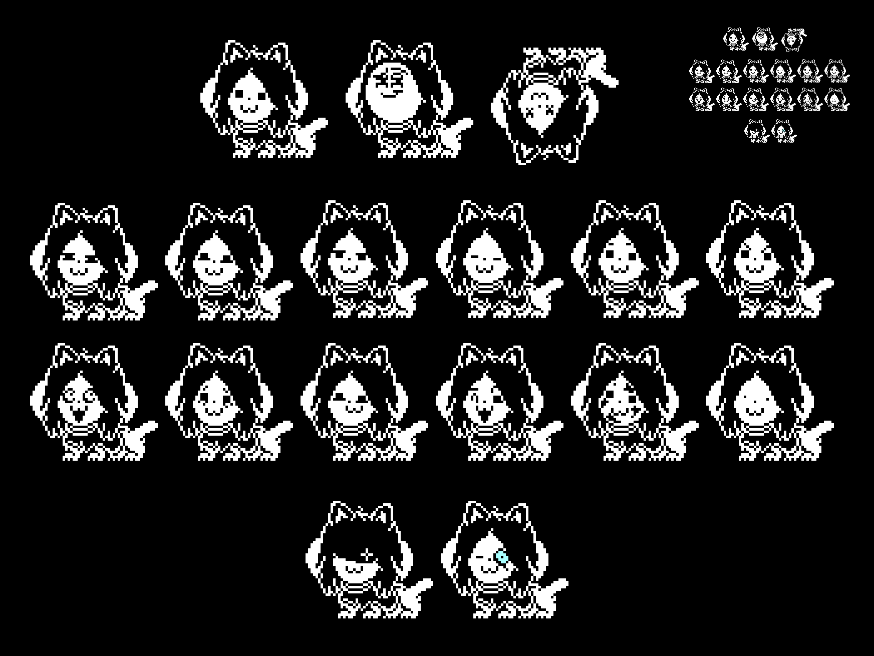 Custom Flowey Faces Sprites by EllistandarBros on DeviantArt