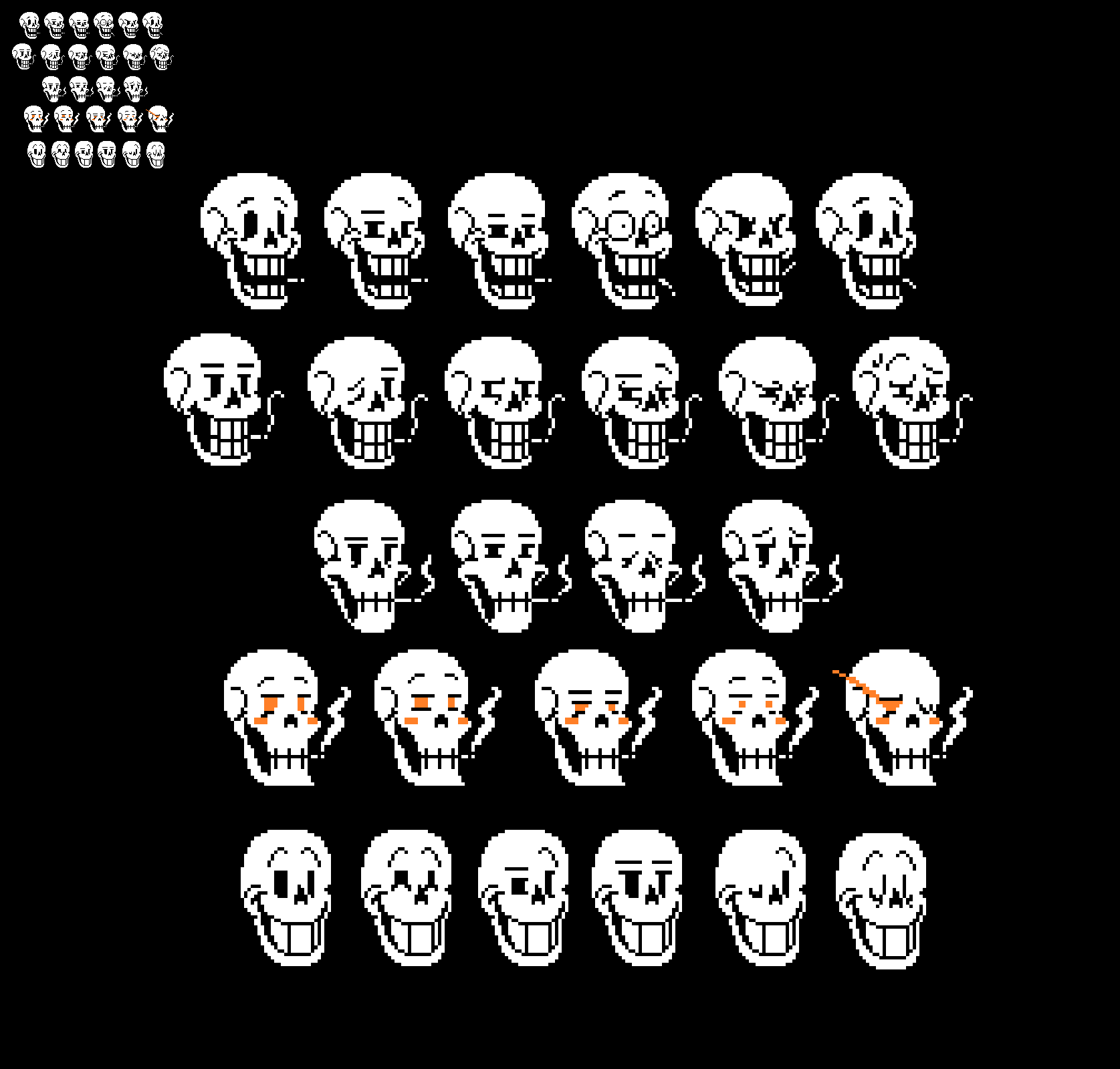 Custom Flowey Faces Sprites by EllistandarBros on DeviantArt