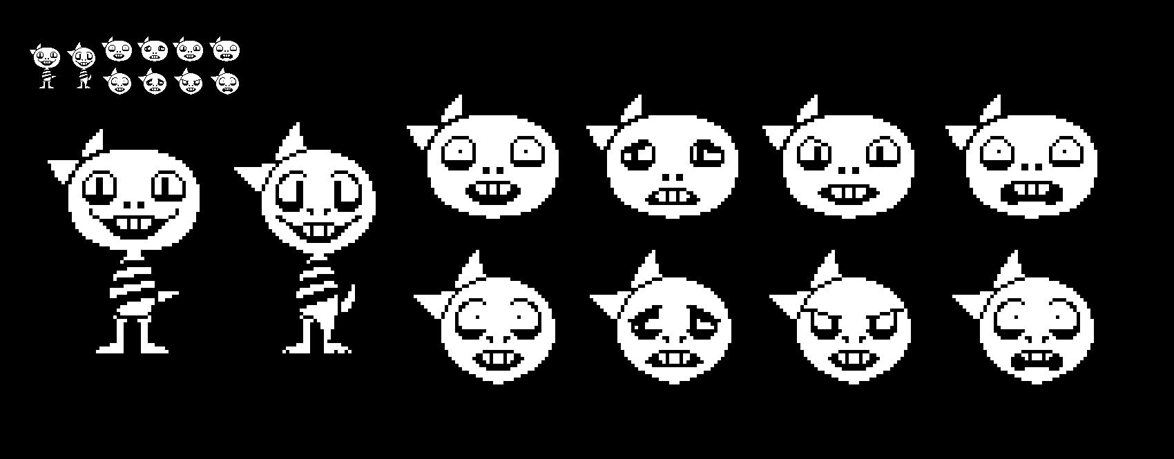 Custom Flowey Faces Sprites by EllistandarBros on DeviantArt