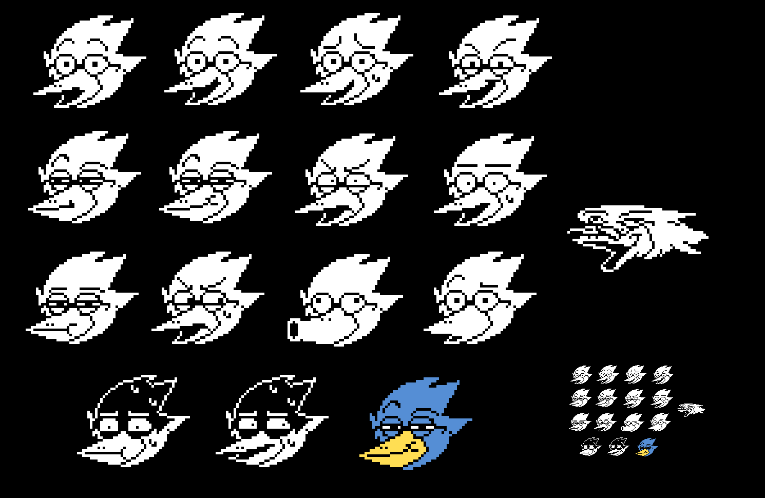 Sans Deltarune Battle Sprite (Unofficial) by verydapperyesiam on