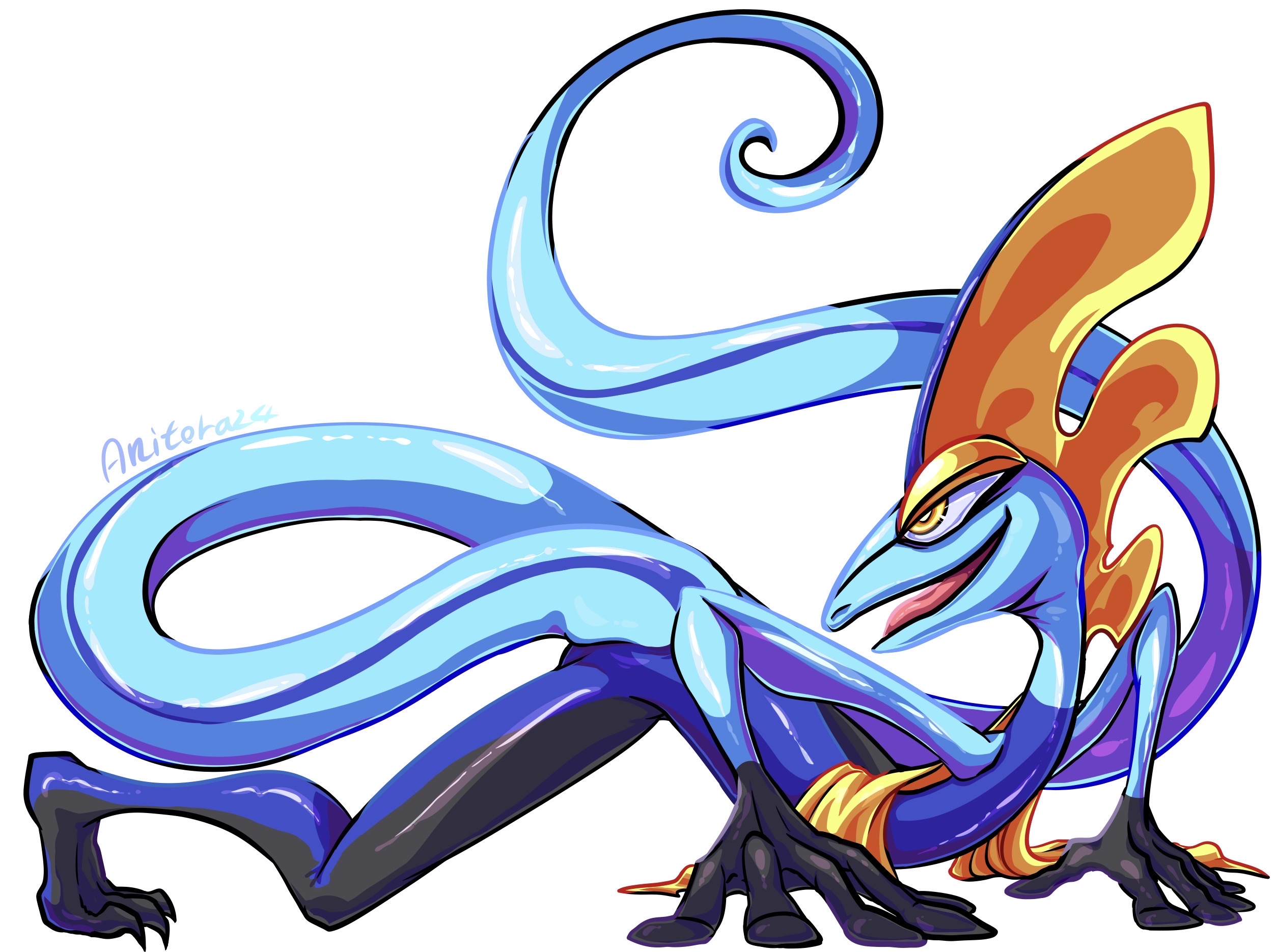 Inteleon Draw Inteleon by Anitora24 on DeviantArt