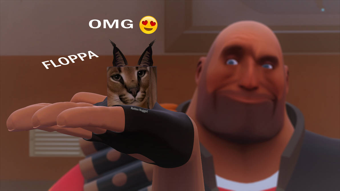 Floppa Hey Heavy and Floppa by RottenNuggie on DeviantArt