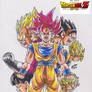 DBZ BOG / GOKU, VEGETA,GOHAN, GOTEN,TRUNKS Y VIDEL