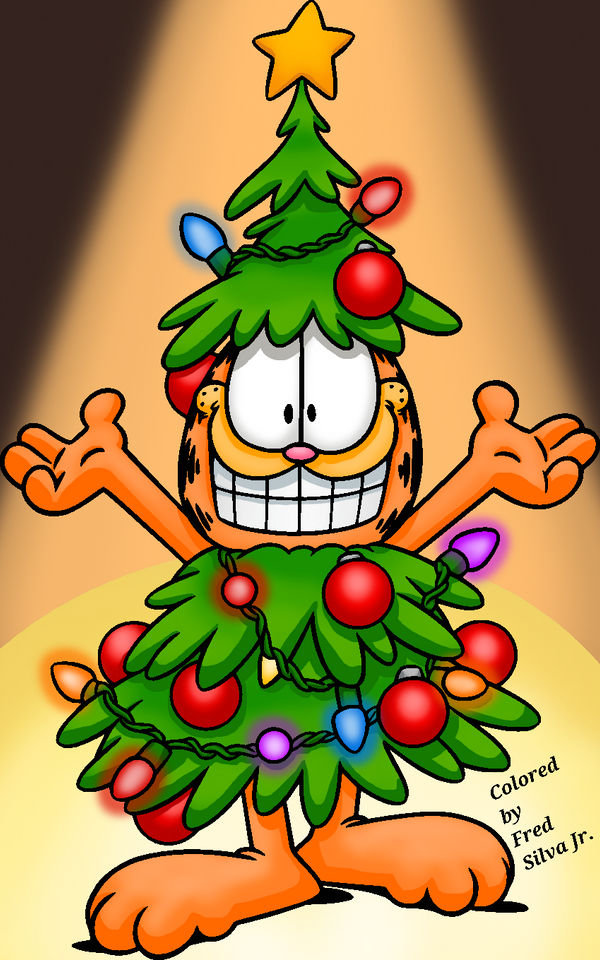 Garfield Christmas Tree by Luzproco on DeviantArt
