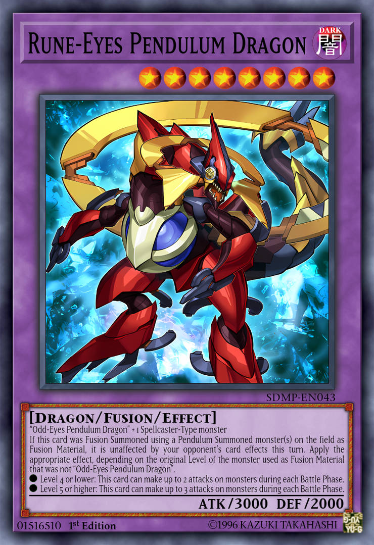Rune-Eyes Pendulum Dragon by Altairmachine123 on DeviantArt