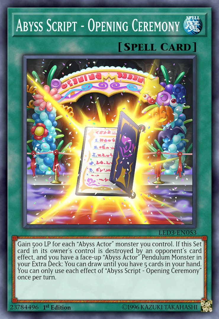 Abyss Script - Opening Ceremony by Altairmachine123 on DeviantArt