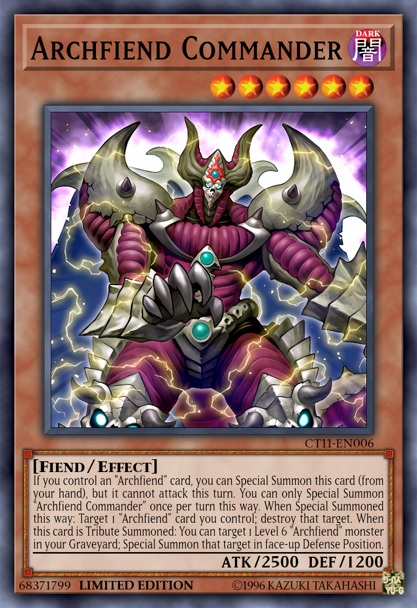 Abf Commander Archfiend Commander by Altairmachine123 on DeviantArt