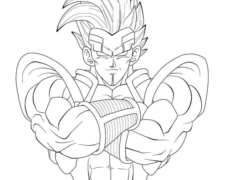 Baby Vegeta Lineart by Bugha1 on DeviantArt