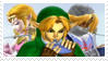Zelda Link Sheik Stamp