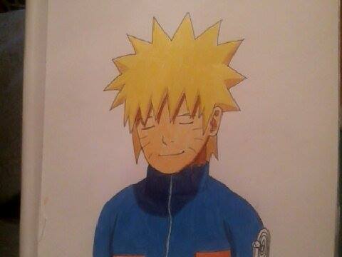 Naruto Uzumaki Colored Pencil