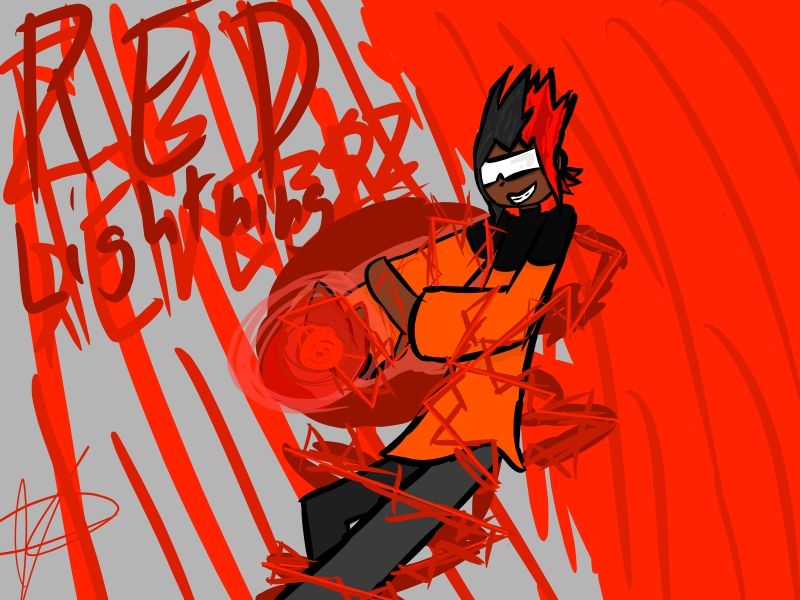 Red Lightning by MegaKlip on DeviantArt