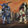 Gundam Seed Stitch: Buster and Duel Gundam