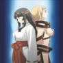 Queen's Blade Stitch: Leina Vance and Tomoe