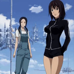 Air Gear Stitch: Emily and Yayoi