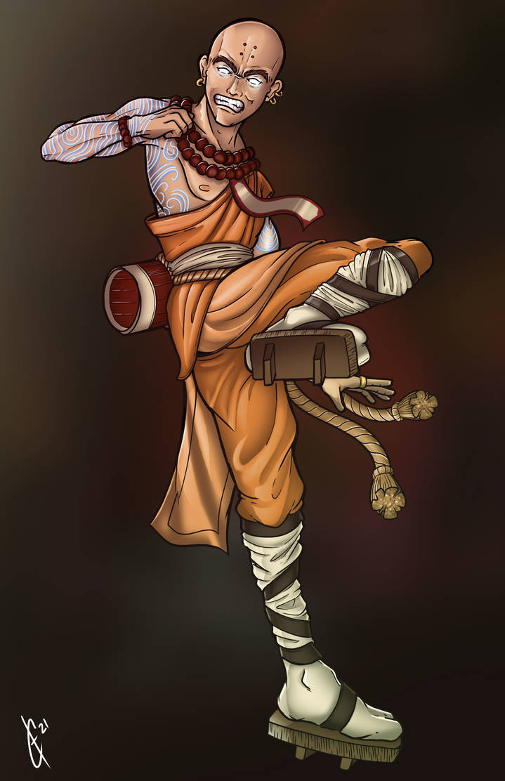 Monk-Fight by Cory-Jensen on DeviantArt