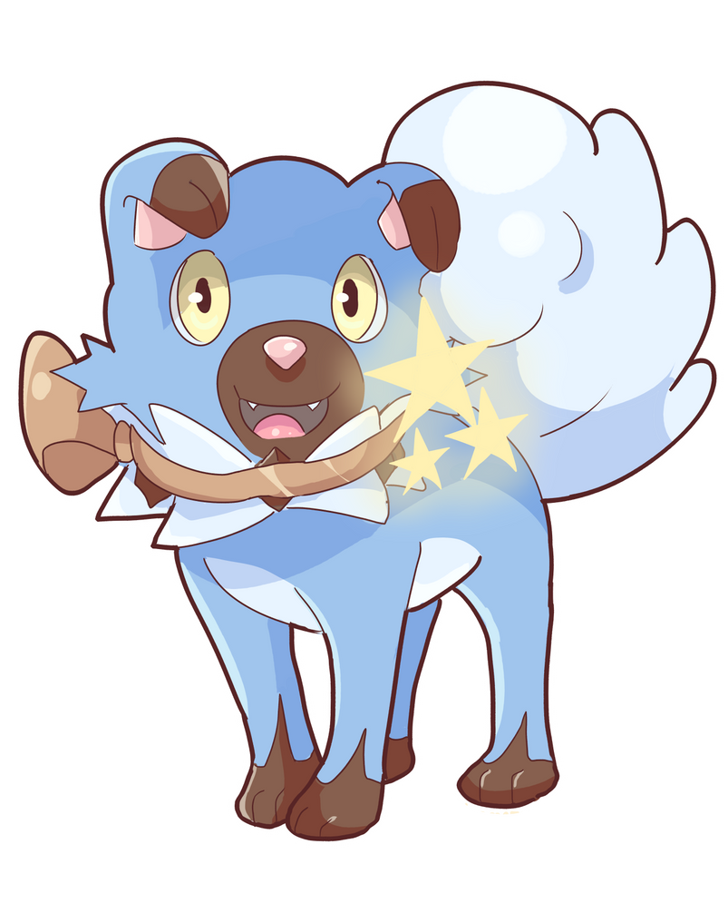 Pokemon Ruffuf Rockruff Sticker by fiji-mermaid on DeviantArt