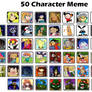 My 50 Characters Meme