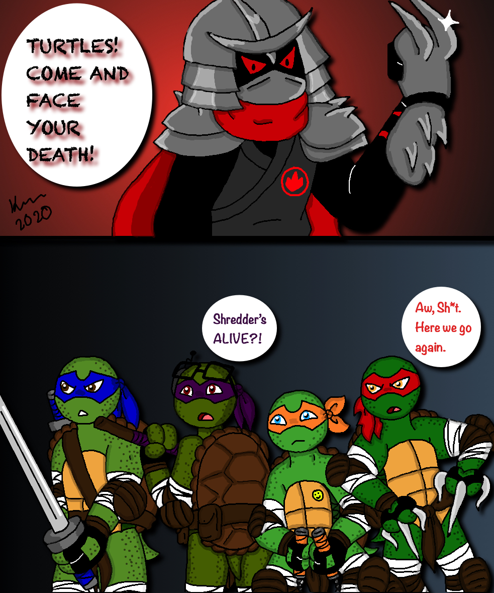 Shredder TMNT Movie version cartoon by wsnakex on DeviantArt