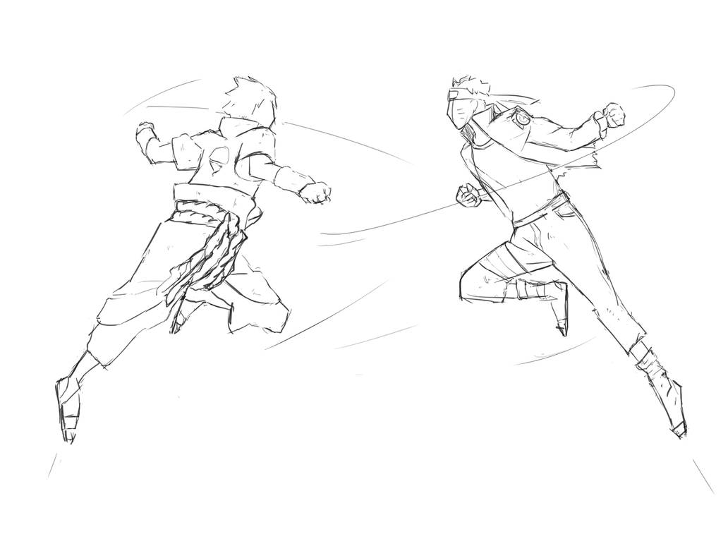 Fighting Study2 by AlexandriaEG on DeviantArt