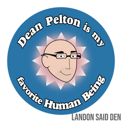 Dean Pelton Fan Club Pin Design