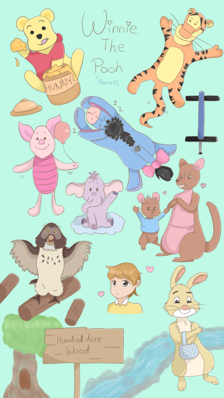 Iphone winnie discount the pooh wallpaper
